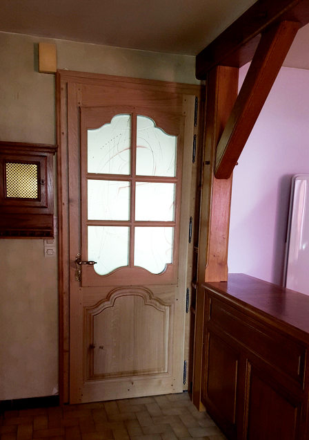 creation porte interieur sur mesure dans le doubs