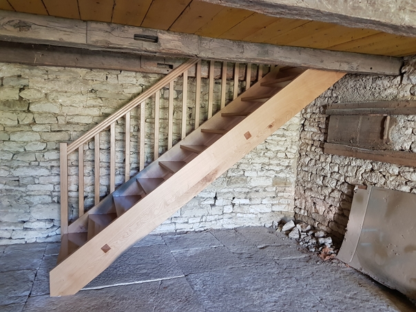  escalier,  bois, sur mesure, Jura, Besançon 