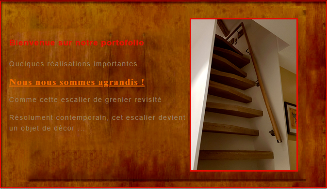 escalier moderne réalisé par un ébéniste à arc et senans dans le doubs
