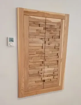 porte placard en bois massif